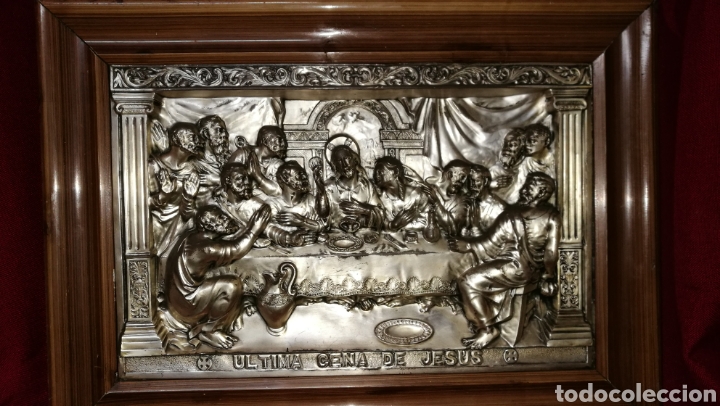 Antig&uuml;edades: SANTA CENA EN ALPACAR PLATEADA - Foto 1