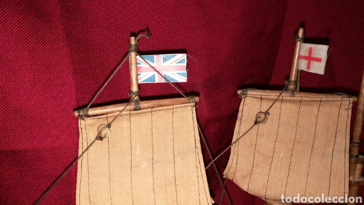 Antig&uuml;edades: BONITO BARCO GALEON MADERA - Foto 6