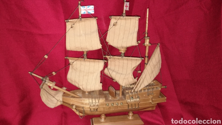 Antig&uuml;edades: BONITO BARCO GALEON MADERA - Foto 1