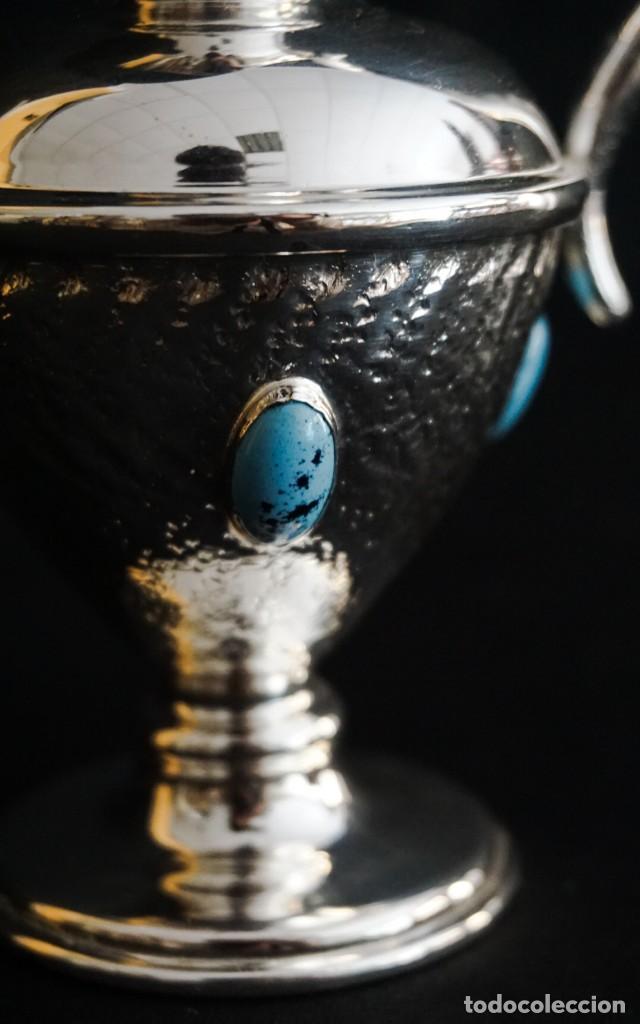 Antig&uuml;edades: Jarra de plata y turquesas - Foto 2