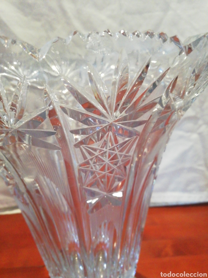 Antig&uuml;edades: Jarr&oacute;n florero de cristal de roca y plata - Foto 2