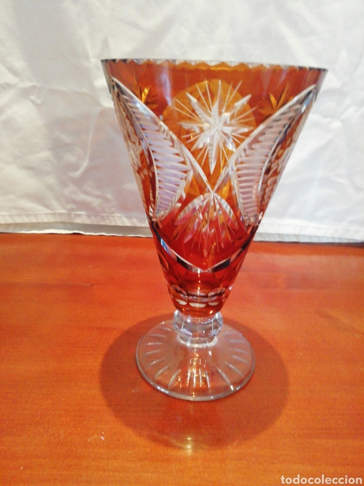 Oggetti Antichi: Jarr&oacute;n florero de cristal de roca