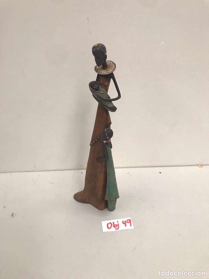 Antig&uuml;edades: Figura africana - Foto 1