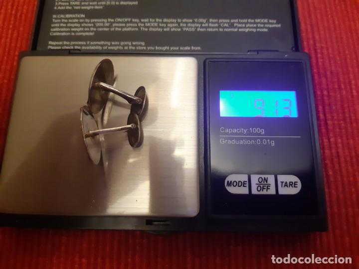 Antig&uuml;edades: Preciosos gemelos de plata de ley 925 - Foto 4