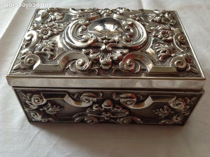 Antig&uuml;edades: Caja joyero de gusto barroco - Foto 1
