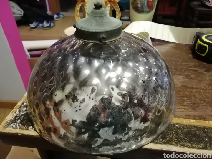 Antig&uuml;edades: L&aacute;mpara reflectante antigua - Foto 1