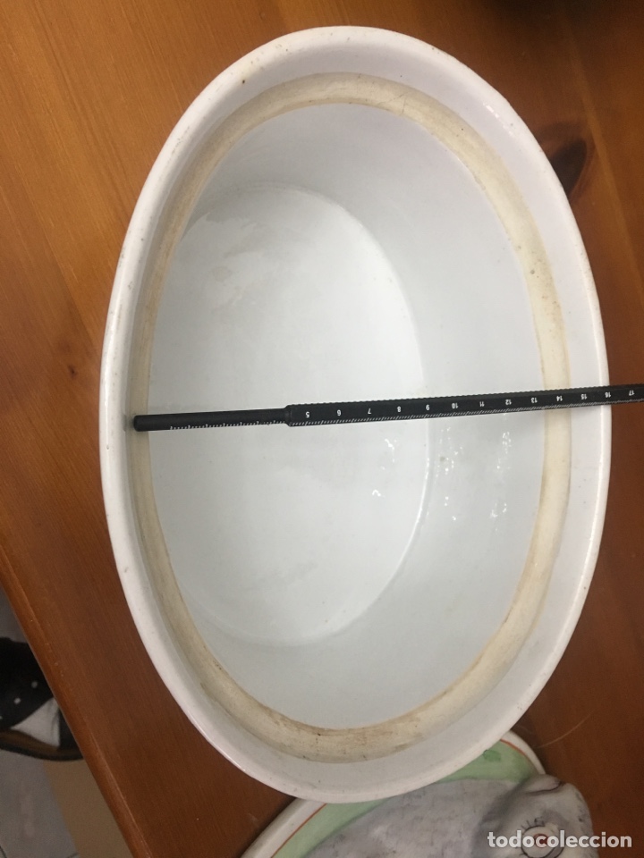 Antig&uuml;edades: Sopera porcelana conejo y coles - Foto 8