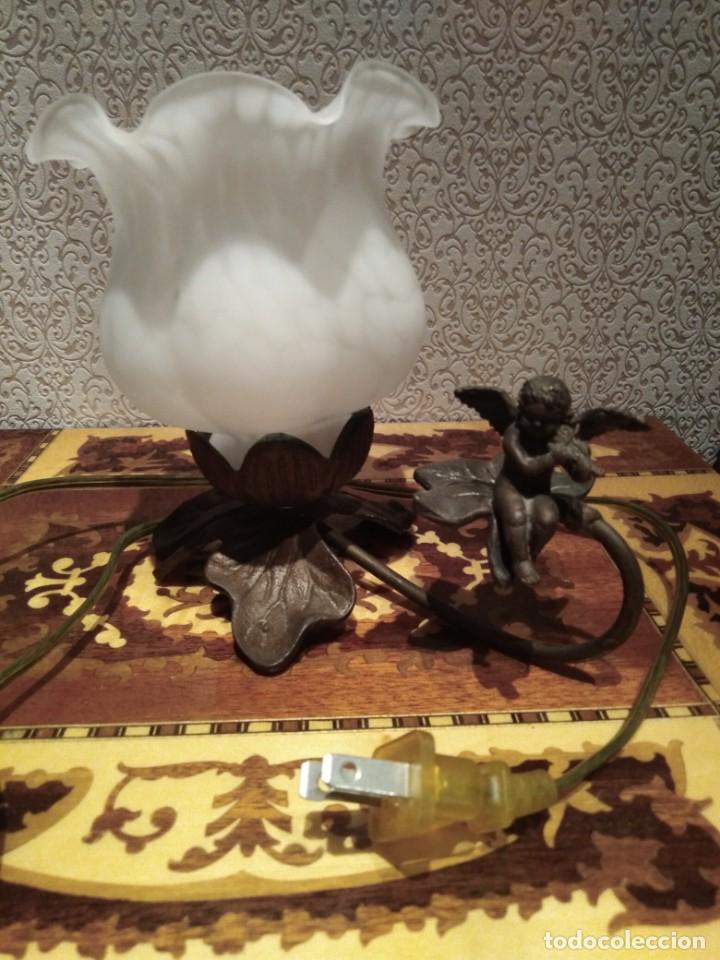 Antig&uuml;edades: L&aacute;mpara de sobremesa antigua - Foto 4