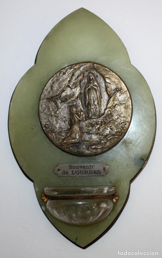 Antig&uuml;edades: BENDITERA DE NUESTRA SE&Ntilde;ORA DE LOURDES - Foto 1