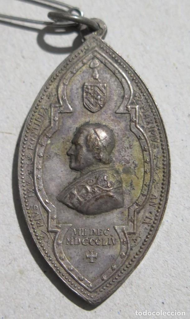 Antig&uuml;edades: MEDALLA PIO IX. 1854 - Foto 3