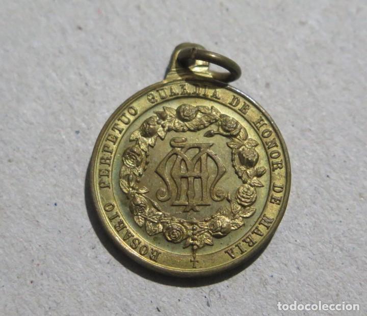 Antig&uuml;edades: MEDALLA REINA DEL SANTISIMO ROSARIO - Foto 2