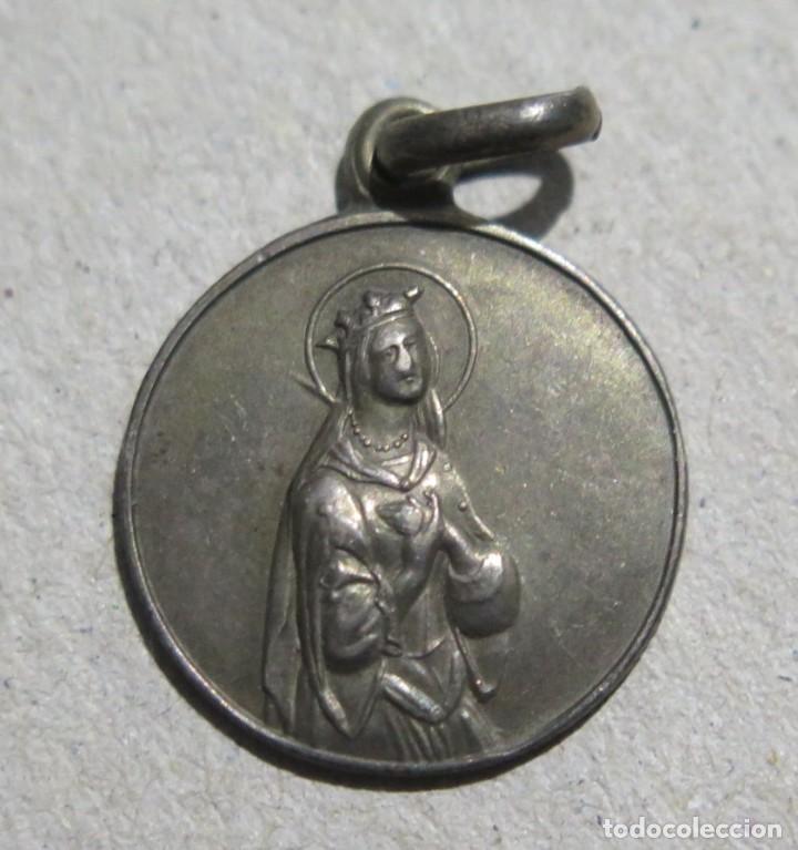 Antig&uuml;edades: MEDALLA SANTA ISABEL. PLATA - Foto 1