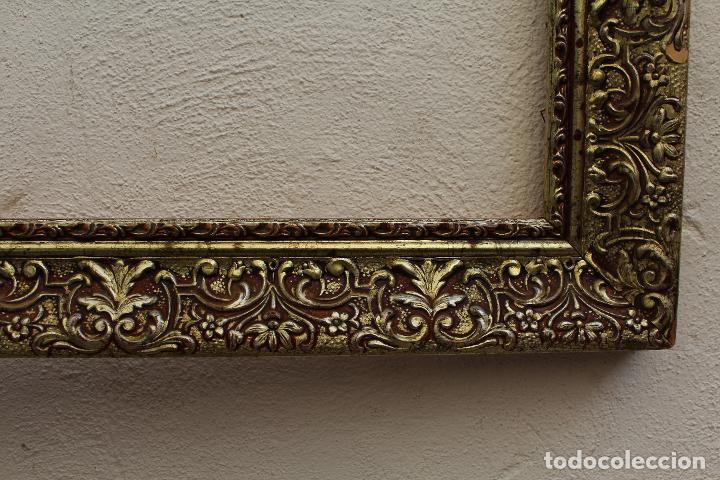 Antig&uuml;edades: marco madera dorada - Foto 1