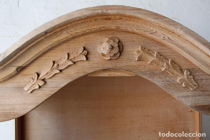 Antig&uuml;edades: vitrina de madera para restaurar - Foto 6