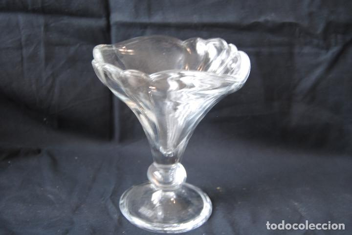 Oggetti Antichi: JARRON CRISTAL ANTIGUO PEQUE&Ntilde;O