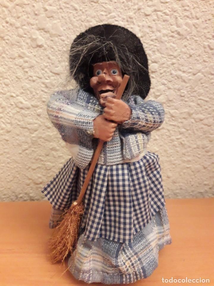 Antig&uuml;edades: BRUJA DE TELA MEDIDA APROXIMADA 15CM - Foto 1