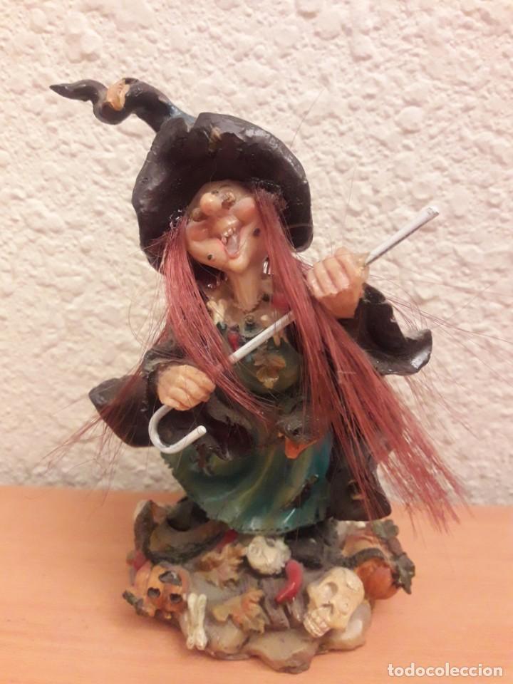 Antig&uuml;edades: BRUJA MEDIDA APROXIMADA 14CM - Foto 1
