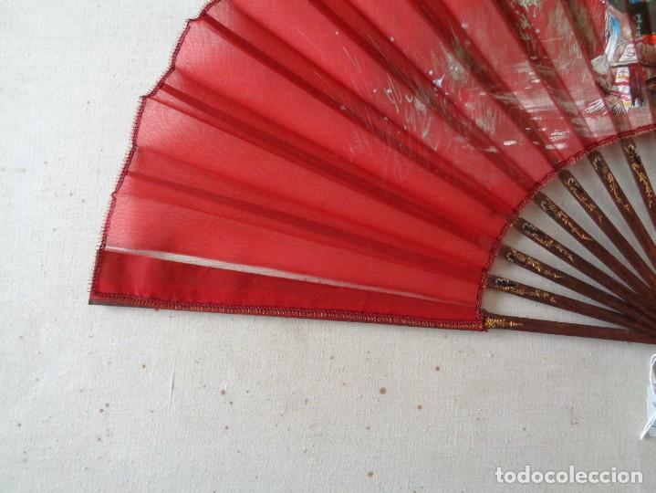 Antig&uuml;edades: GRAN ABANICO EN SEDA - Foto 4