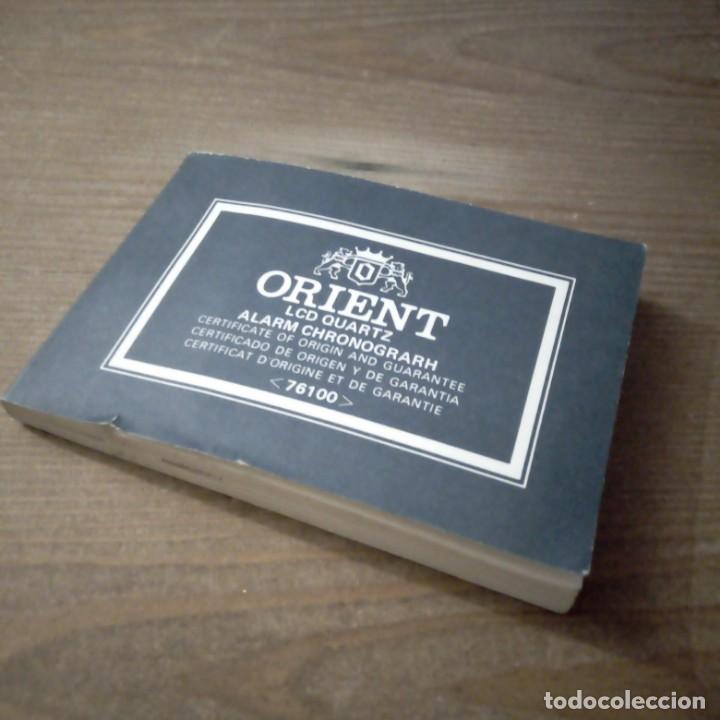 Antig&uuml;edades: Manual de instrucciones Orient Quartz 76100 digital - Foto 1