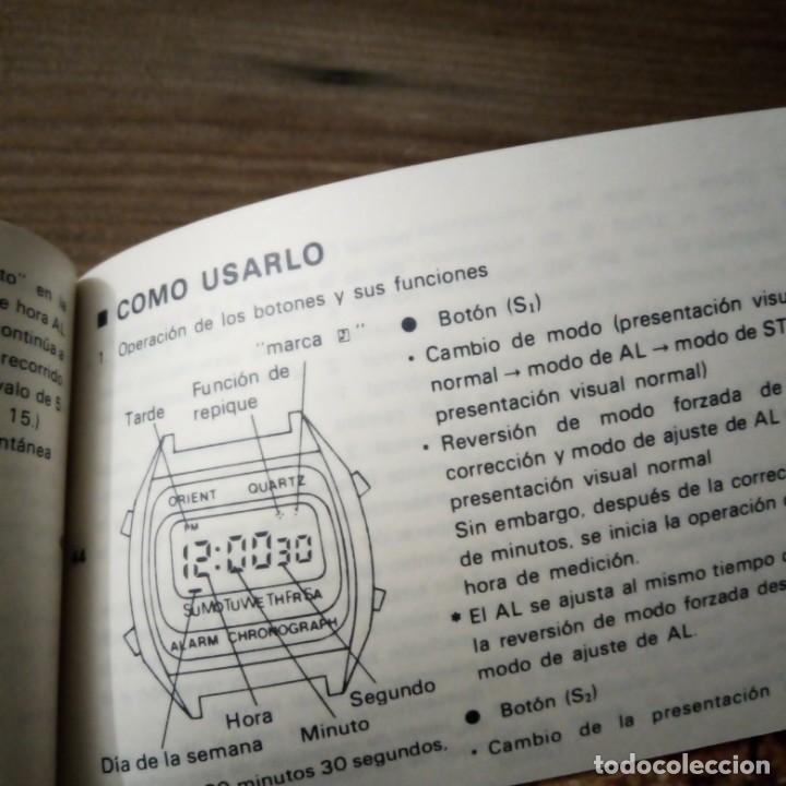 Antig&uuml;edades: Manual de instrucciones Orient Quartz 76100 digital - Foto 2