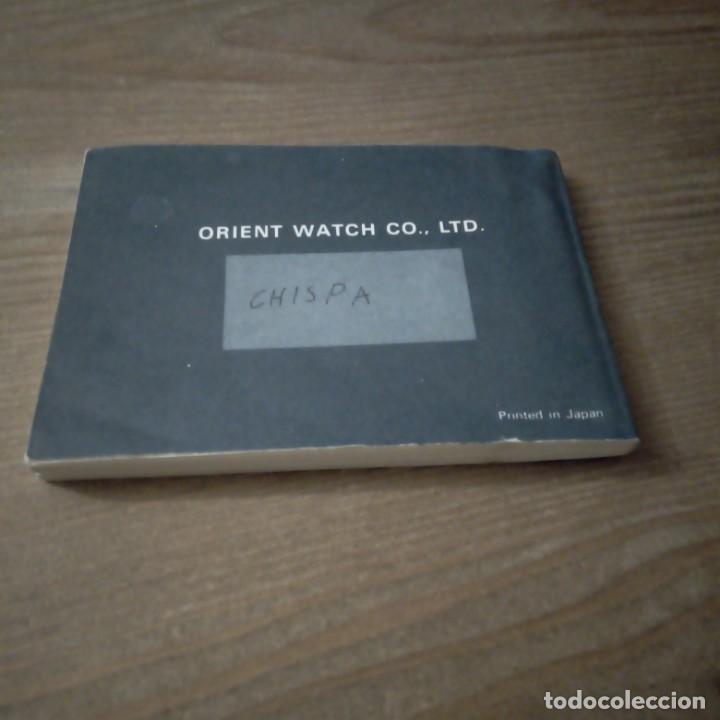 Antig&uuml;edades: Manual de instrucciones Orient Quartz 76100 digital - Foto 5