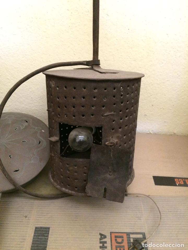 Antig&uuml;edades: CALENTADOR ADAPTADO LAMPARA - Foto 1