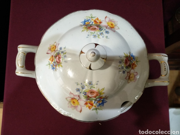Antig&uuml;edades: Sopera de porcelana IT Santander - Foto 3