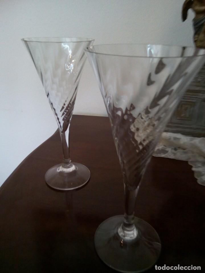 Antig&uuml;edades: * COPAS DE CAVA. CRISTAL SONORO (Rf:G/*) - Foto 1