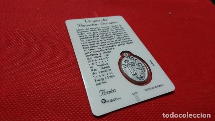 Antig&uuml;edades: MEDALLA VIRGEN DEL PERPETUO SOCORRO - Foto 2