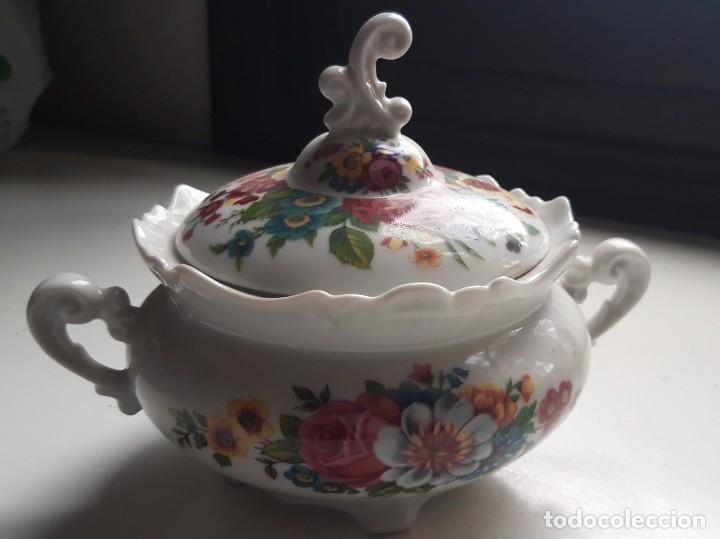 Antig&uuml;edades: Azucarero de porcelana - Foto 2