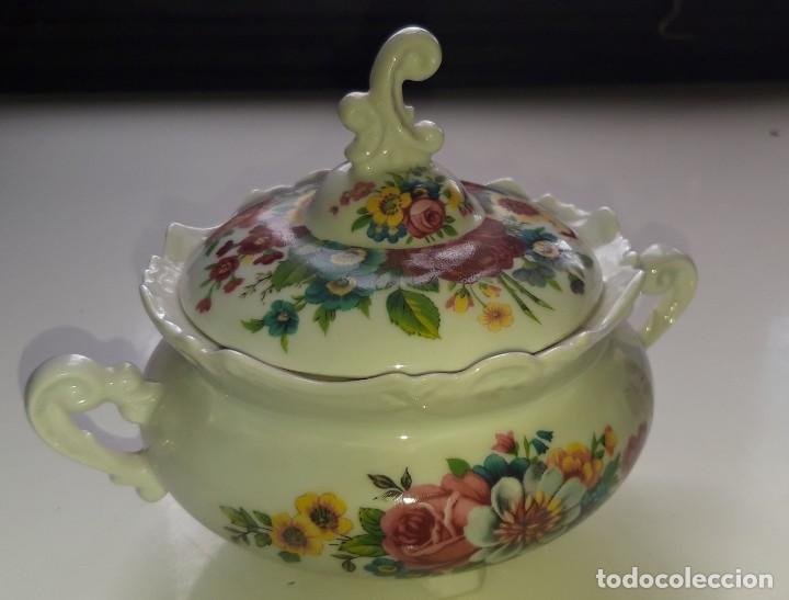 Antig&uuml;edades: Azucarero de porcelana - Foto 7