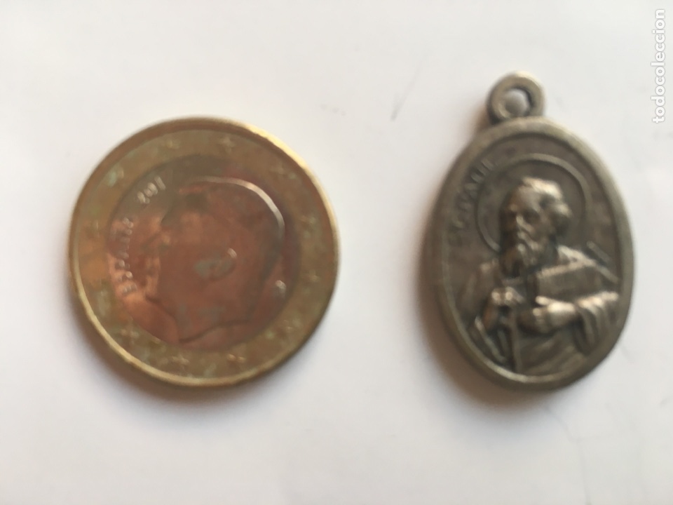 Antig&uuml;edades: MEDALLA. A DOBLE CARA. St. PETER / St. PAUL. - Foto 2