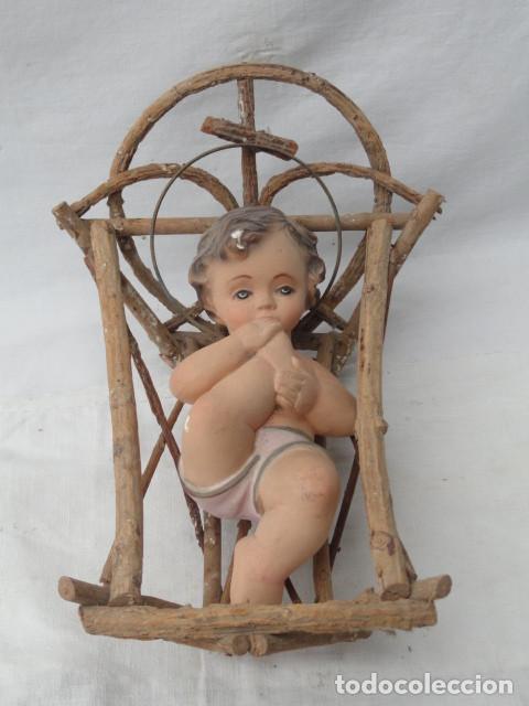 Antig&uuml;edades: NI&Ntilde;O JES&Uacute;S CON CUNA. - Foto 1