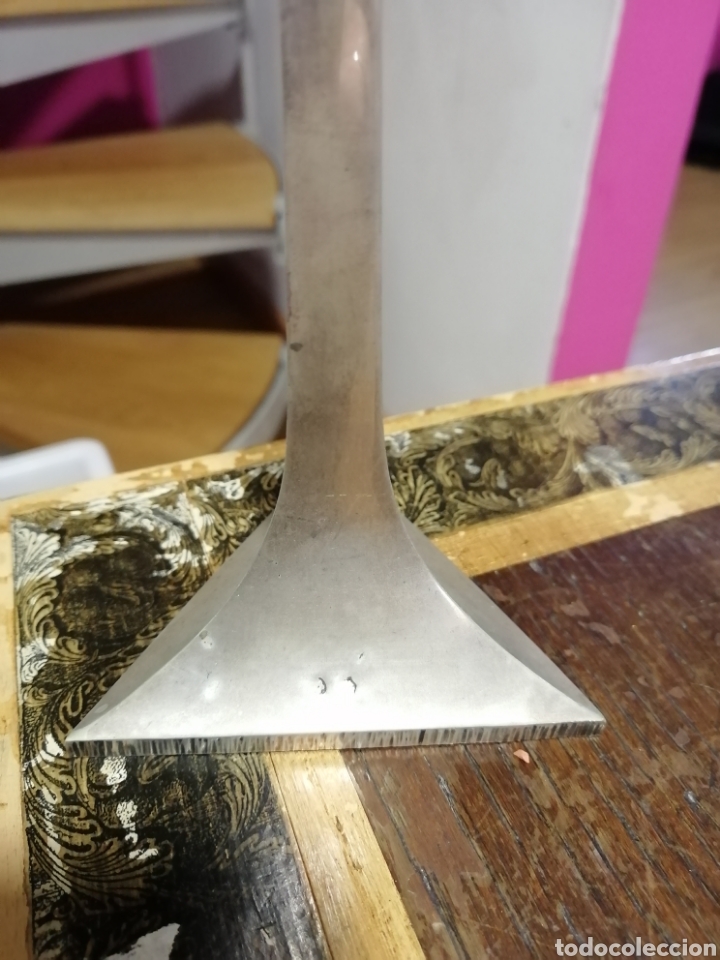 Antig&uuml;edades: Dos candeleros plata espa&ntilde;ola - Foto 7