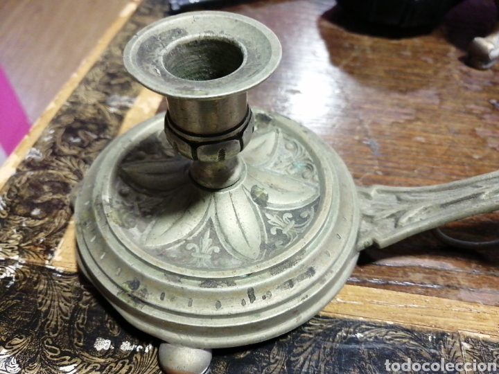 Antig&uuml;edades: Palmatoria bronce grande - Foto 2