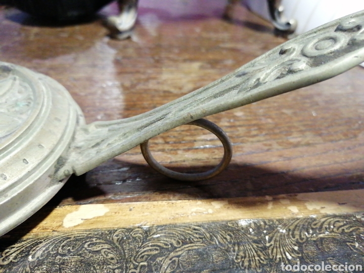 Antig&uuml;edades: Palmatoria bronce grande - Foto 4