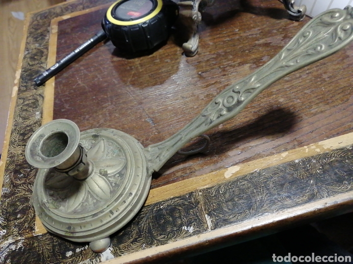 Antig&uuml;edades: Palmatoria bronce grande - Foto 1