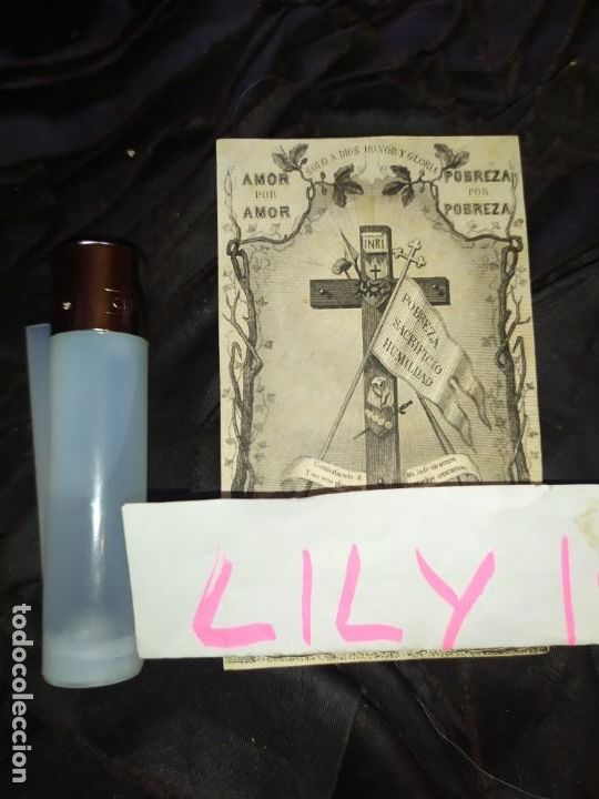 Antiquit&auml;ten: RECORDATORIO SOLO A DIOS HONOR Y GLORIA NUESTRA BANDERA AMOR MUERTE POBREZA SACRIFICIO HUMILDAD