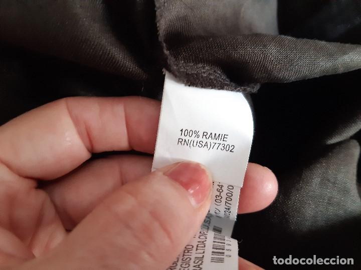 Antig&uuml;edades: BONITO VESTIDO MARRON DE ZARA BASIC. TALLA M. - Foto 8