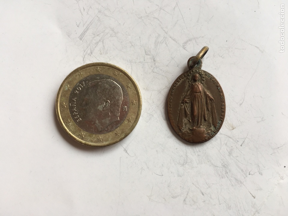 Antig&uuml;edades: MEDALLA. MAR&Iacute;A SIN PECADO CONCEBIDA .. / ANAGRAMA SIN PECADO - Foto 1