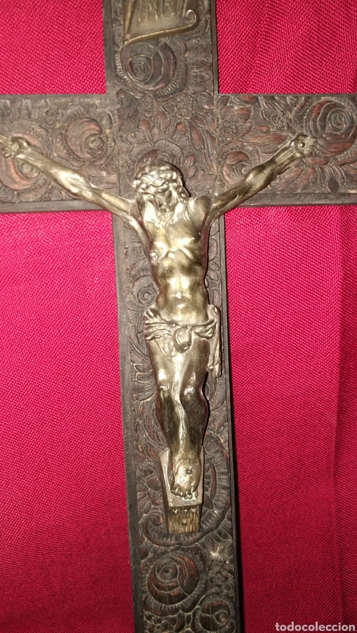 Antig&uuml;edades: BONITO CRUCIFIJO - Foto 2