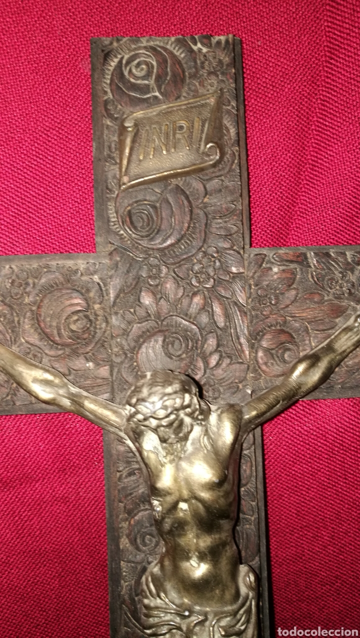 Antig&uuml;edades: BONITO CRUCIFIJO - Foto 3