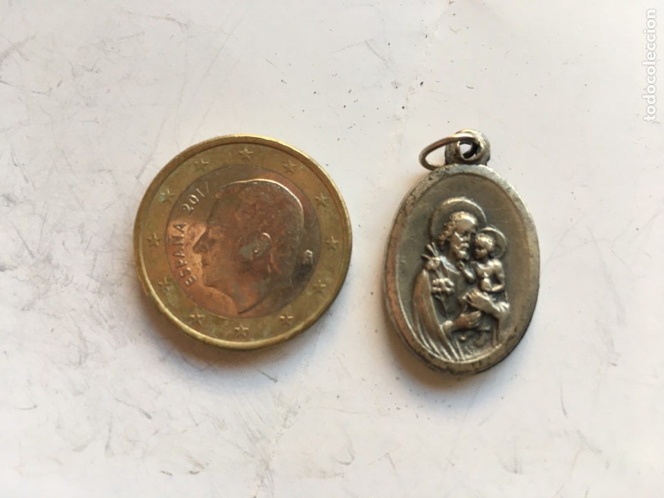 Antig&uuml;edades: MEDALLA. SAN JOS&Eacute; / PRAY FOR US. - Foto 1
