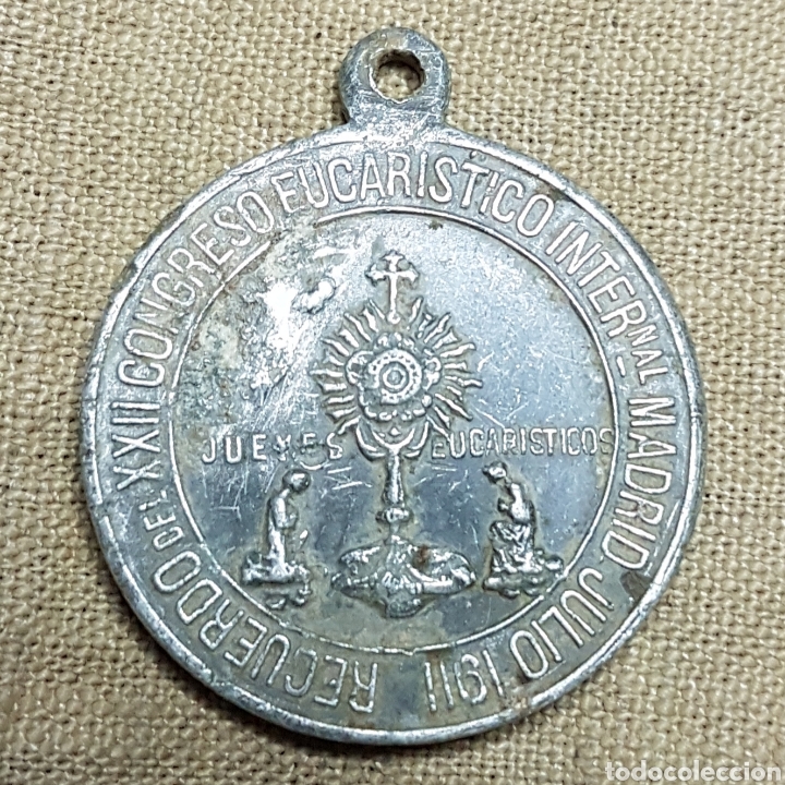 Antig&uuml;edades: Medalla congreso eucaristico 1911 - Foto 1