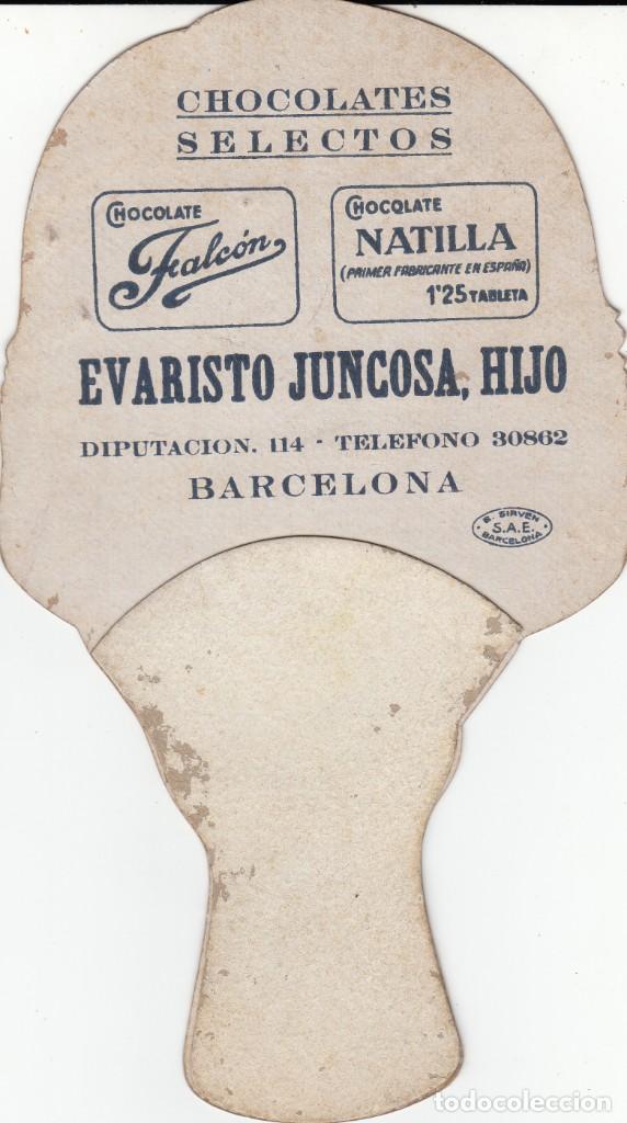 Antig&uuml;edades: ABANICO PAYPAY - CHOCOLATES SELECTOS EVARISTO JUNCOSA , HIJO - Foto 2