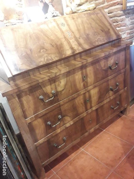 Antig&uuml;edades: Escritorio Isabelino - Foto 2