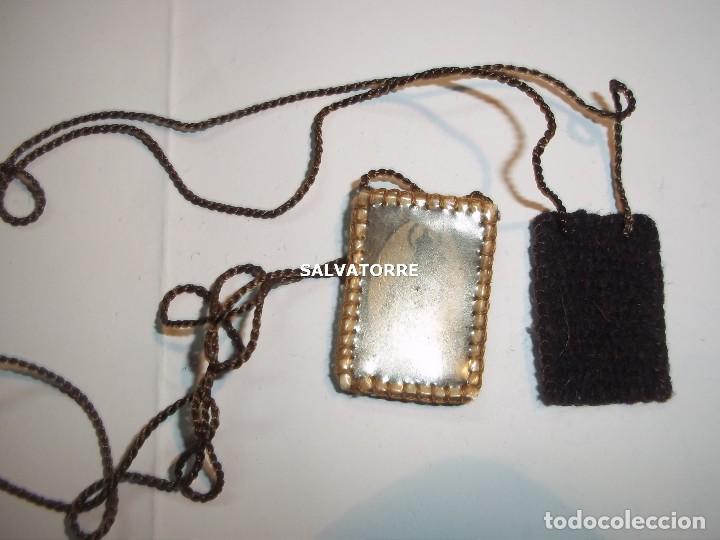 Antig&uuml;edades: ANTIGUO ESCAPULARIO. NUESTRA SE&Ntilde;ORA DEL CARMEN, - Foto 1