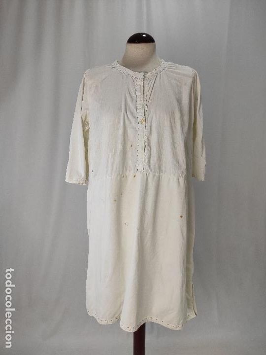 Antig&uuml;edades: Camisa antigua de algod&oacute;n - Foto 1