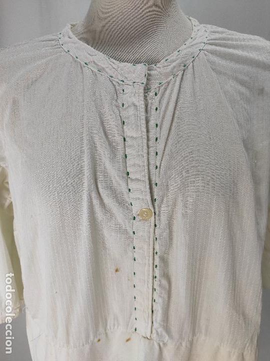 Antig&uuml;edades: Camisa antigua de algod&oacute;n - Foto 3