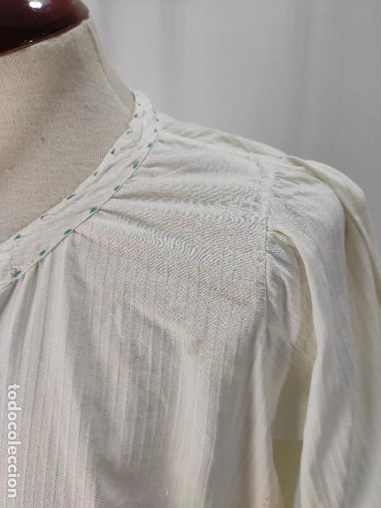 Antig&uuml;edades: Camisa antigua de algod&oacute;n - Foto 6